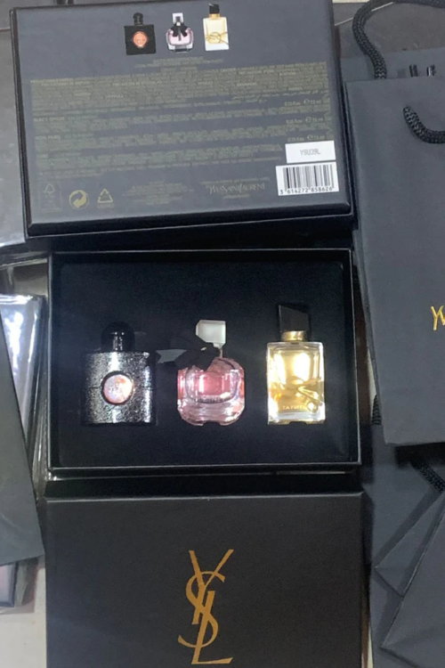 Luxurious YSL Perfume Gift Pack with Elegant Bag – Perfect for Any Occasion